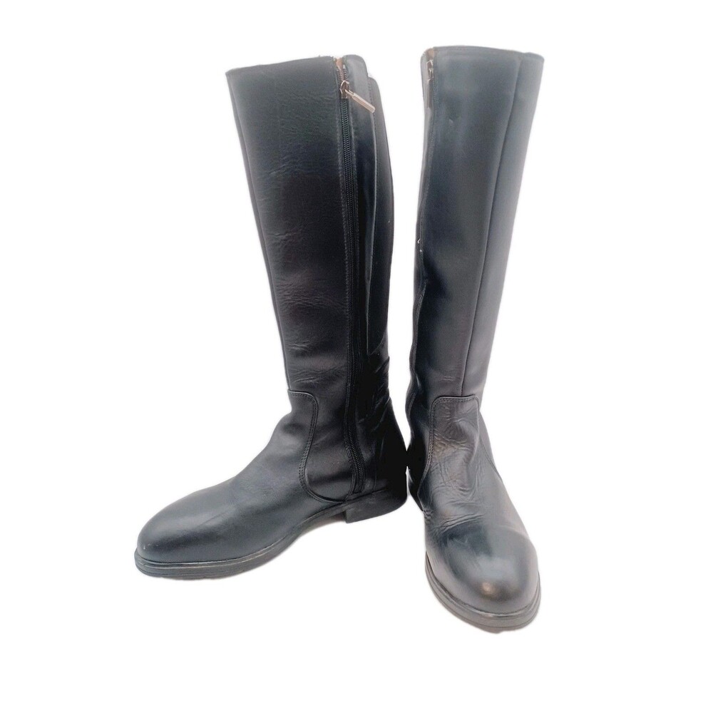 Xena Tall Steel Toe Boots Riding Leather  Womens 9.5 Slip Oil Resistant Workwear